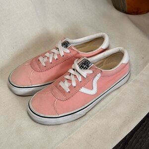 Vans Pink and White Casual Sneakers